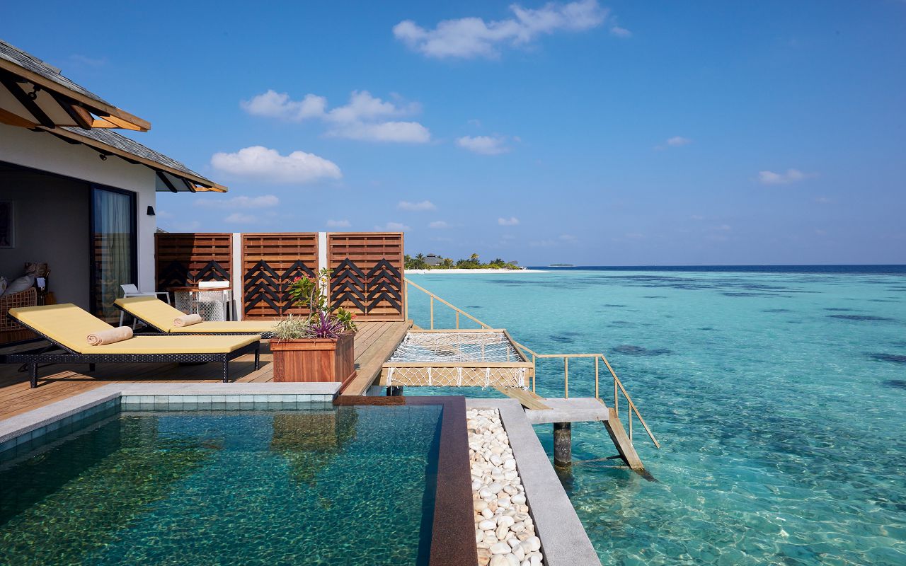 Amari Havodda Maldives Overwater Pool Villa Terrace 2