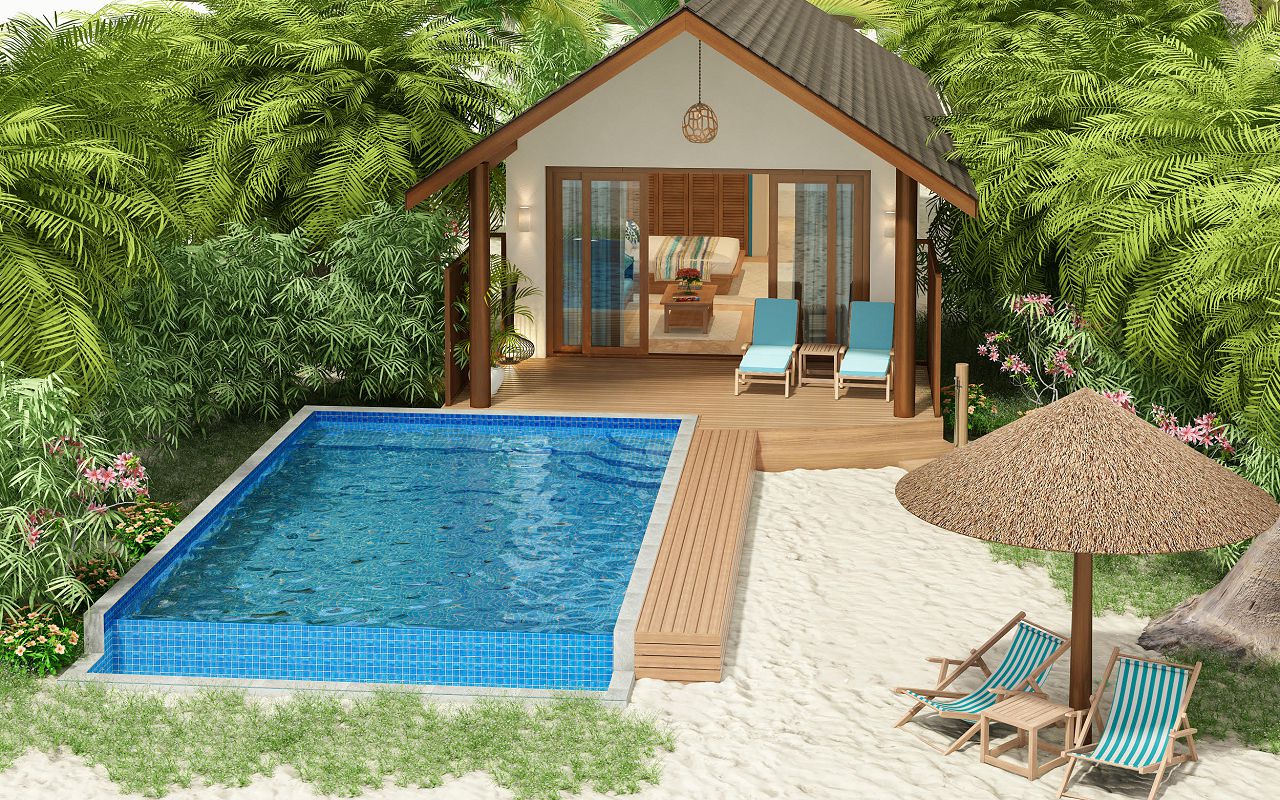 Deluxe Beach Pool Villa (3)